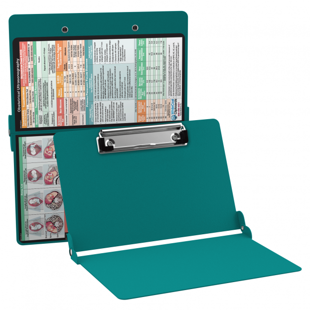 WhiteCoat Clipboard® - Teal OB Ultrasonography Edition